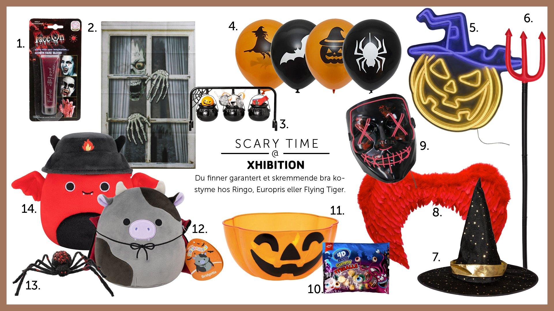 Halloween inspirasjon produkter