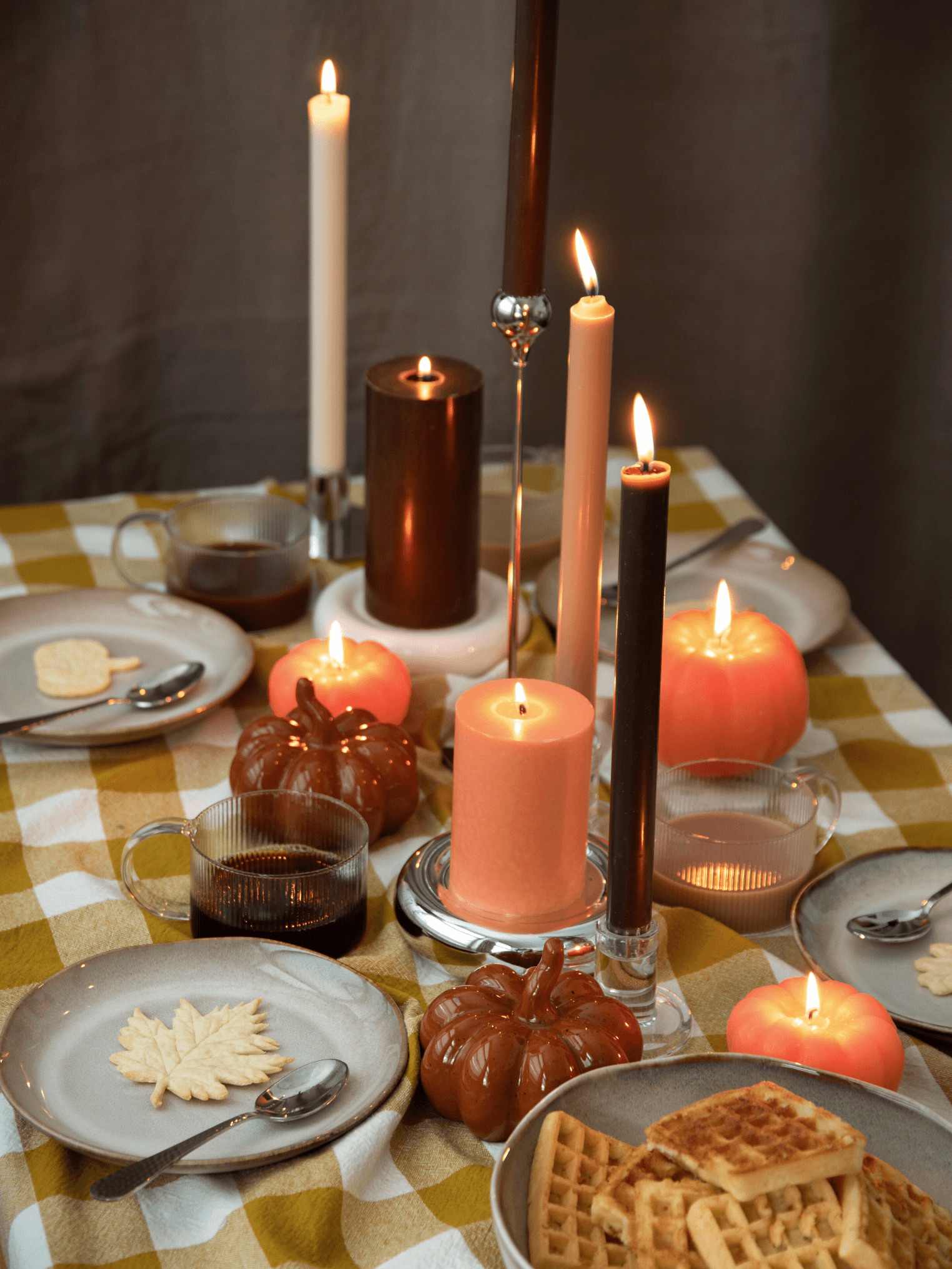 Lagerhaus dekket bord halloween